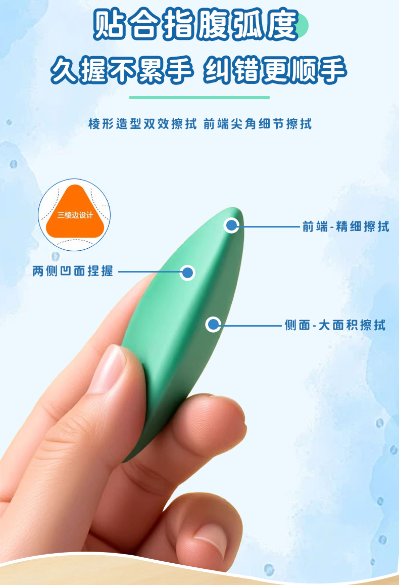 三角集擦子膠 Ch-0018-4
